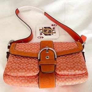 Coach orange purse